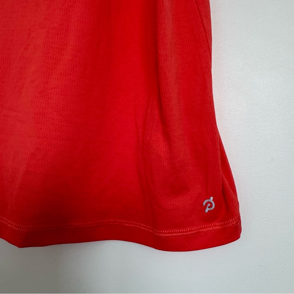 Men’s Large Peloton Orange Coral Sleeveless Workout Tank Top Active Gym Athletic - Picture 7 of 8